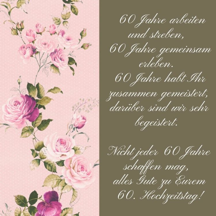 60 års äktenskap är en sällsynthet och något speciellt