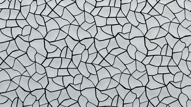 Lägger 54 enskilda delar, mönster i mosaik