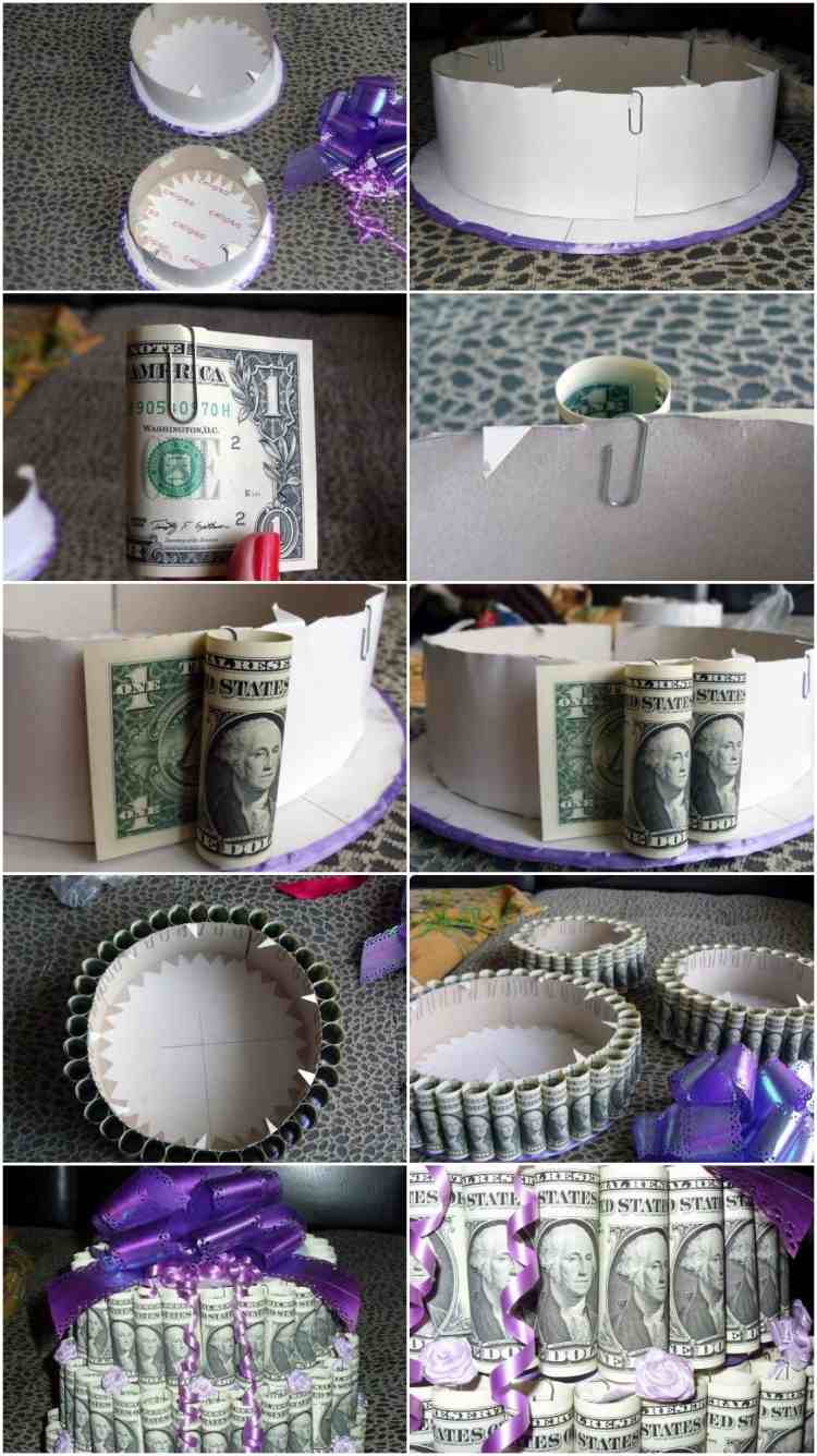 pengar-gåvor-bröllop-tårta-kartong-gör-själv