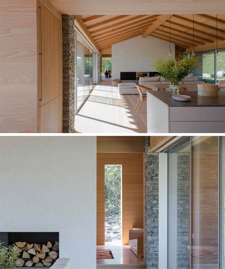 minimalistiskt-levande-mysigt-hus-sten-trä-starkt-ljus