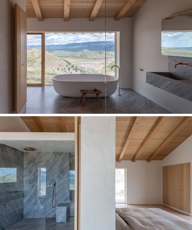 minimalistiskt-levande-mysigt-hus-sten-trä-badrum-sovrum-badkar