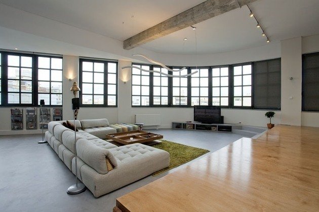Inreda lägenhet renovera idéer soffa grön matta