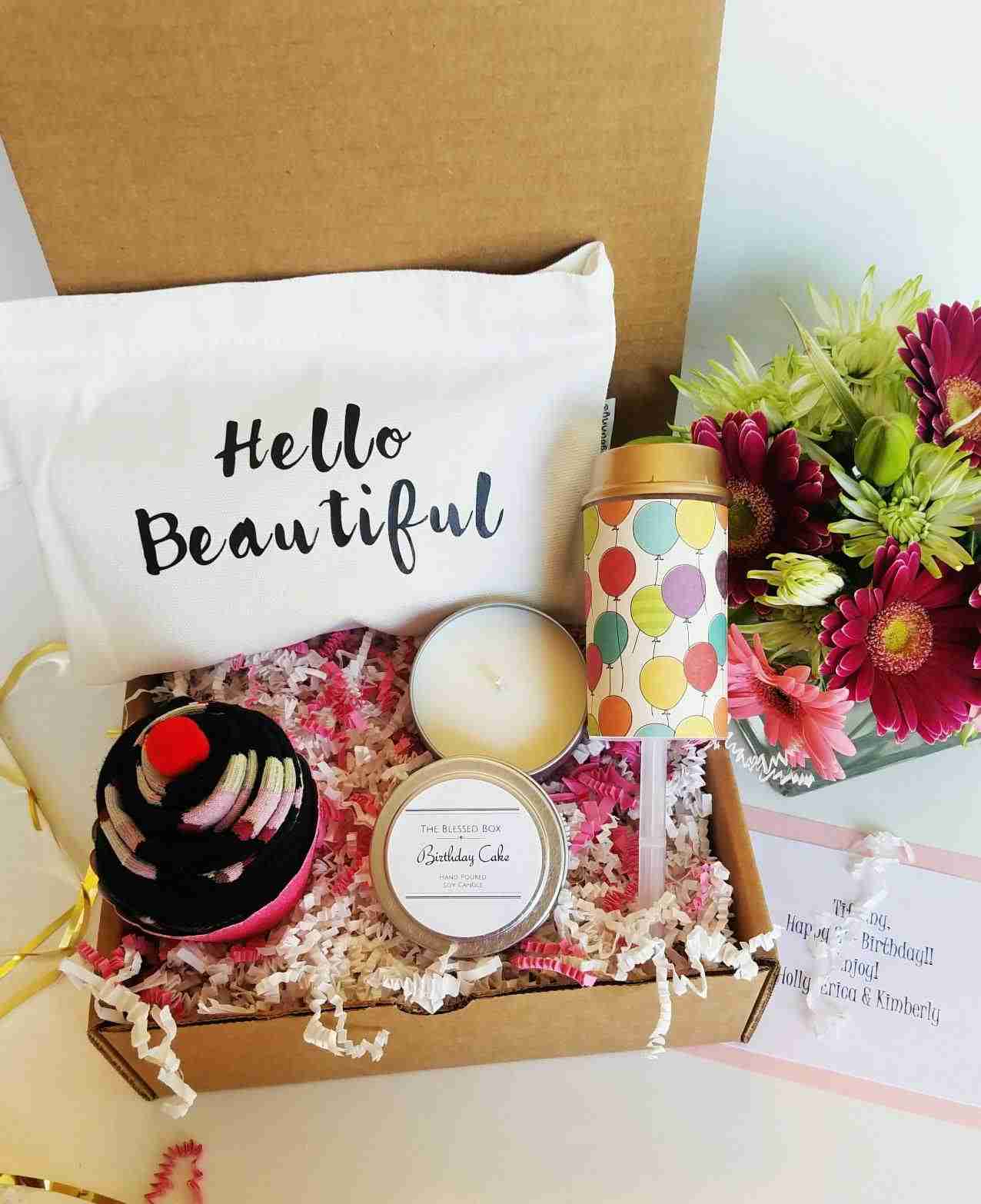 Muffinsdoftande ljus födelsedagspresent bästa vän gör dig själv wellnessbox