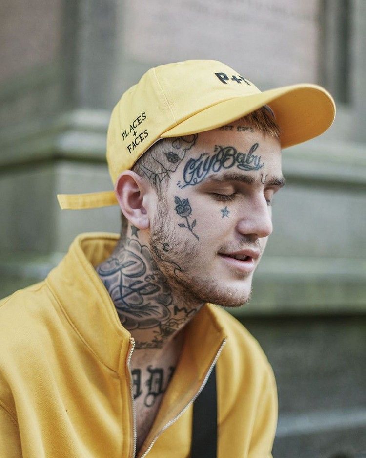 Lil Peep Face Tattoo Betydelse Tattoo Over the Eyebrow Trend