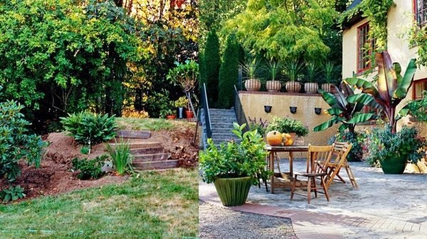 Uteplats design idéer-solig terrass veranda