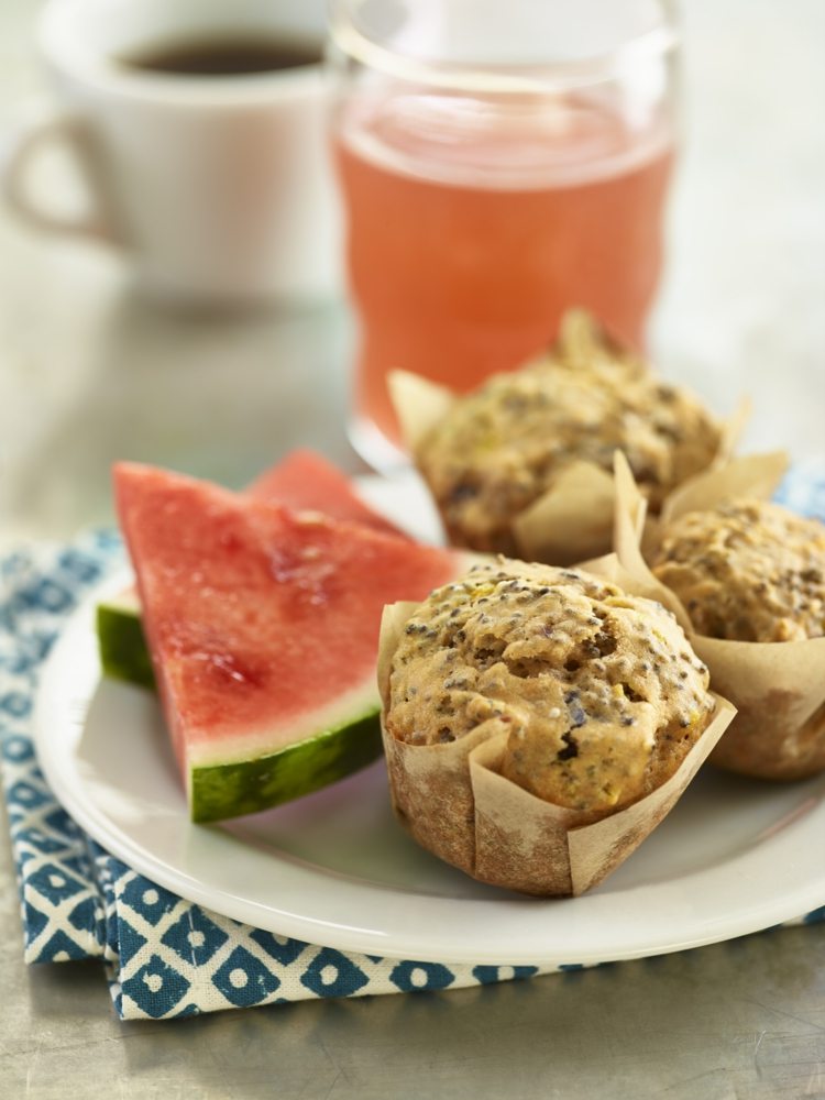 vattenmelon-diet-muffins-chia-mellanmål-frukost-kaffe