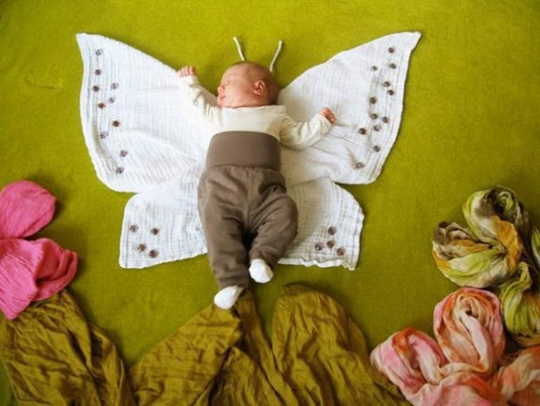 Healthy Baby Sleep Photos-Butterfly wings Adele Enersen-Sleep supplies