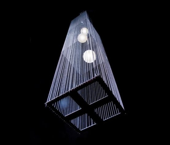 Hängande lampor sammansättning lyktor Vartikal belysning design