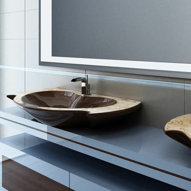 Trä moderna badrum design idéer lyxiga badrum uppsättningar