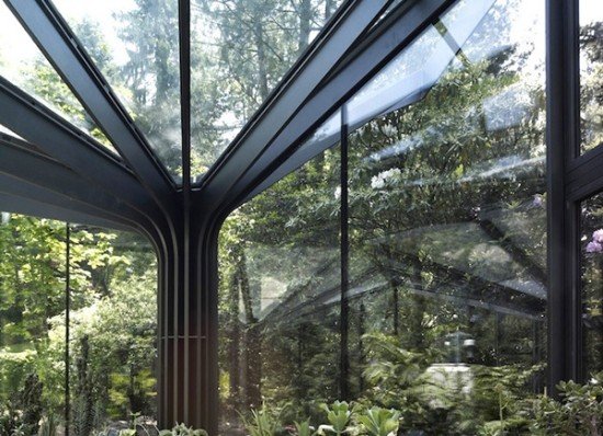 Buehrer Wuest Architects-Greenhouse-Design Metal-Glass Construction