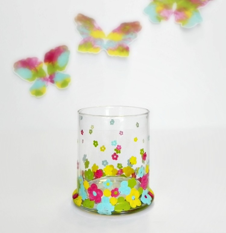 glas-telyshållare-blommor-färg-lim