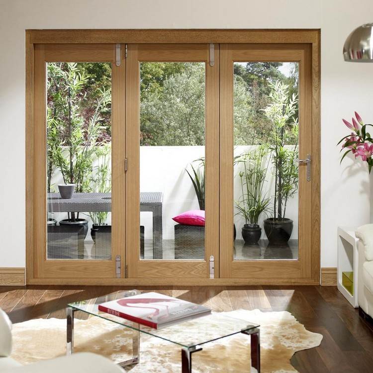 Glasviksdörrar för terrass stängt-säkert-lås-vardagsrum-matta-glas-sidobord