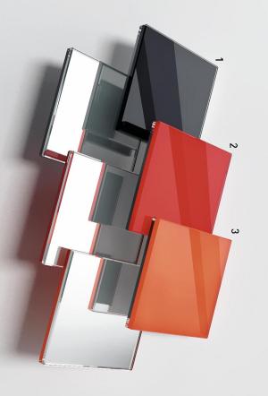 belagt spegelglas