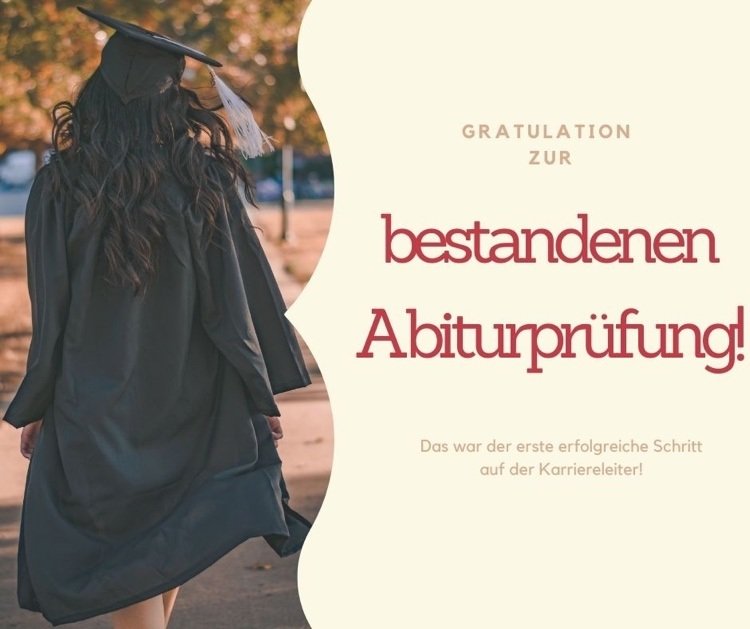 Vad önskar du dig till de sista gratulationerna till Abitur 2021