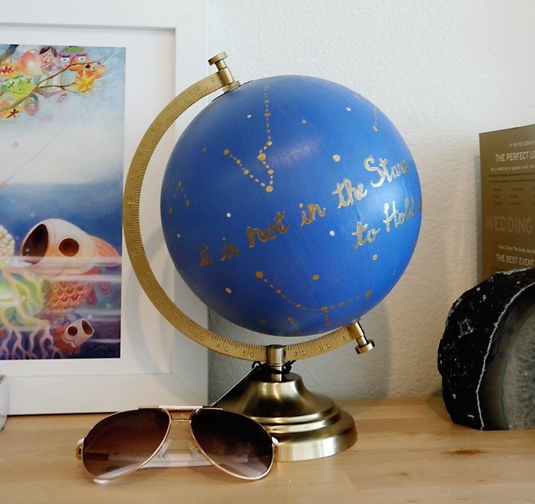 Globe-dekoration-sovrum-DIY-idé-vintage