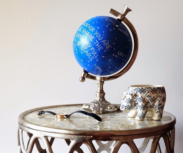 Globe-dekoration-vintage-bord dekoration-idé-tinker-färg