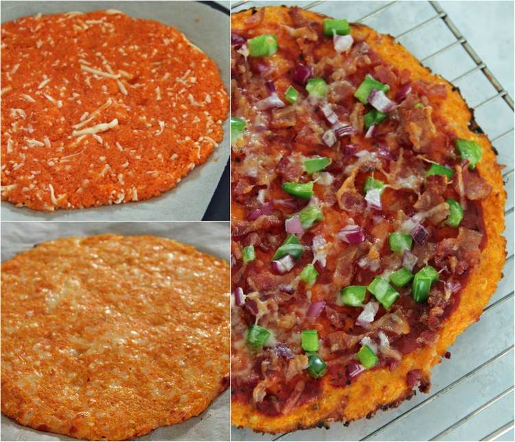 glutenfri-pizza-morötter-pizza-bas-ost-bakning-toppings-grönsaker