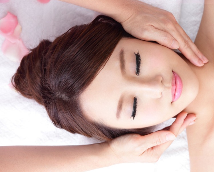 Glykolsyra Peeling Face Skin Cleanse Asian Woman