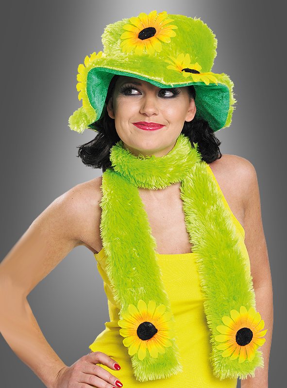 Billiga karnevalskostymer kvinnor online hippie halsduk grön