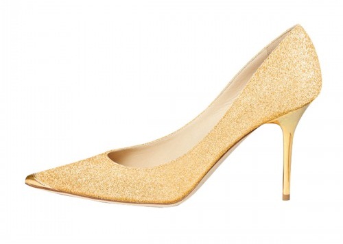 Golden Glitter -stilettot naisille