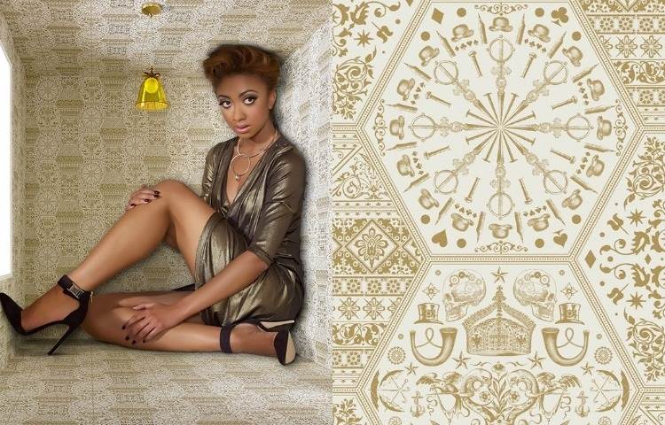 gyllene-tapeter-moderna-mönster-marockansk-vit-bakgrund-sexkant