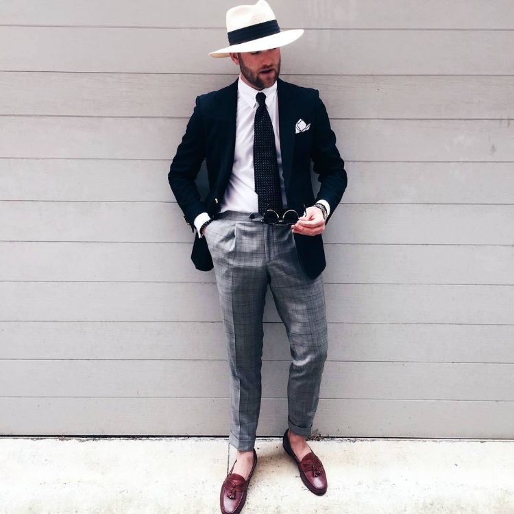 cool street style hatt italiensk jacka bruna mockasiner