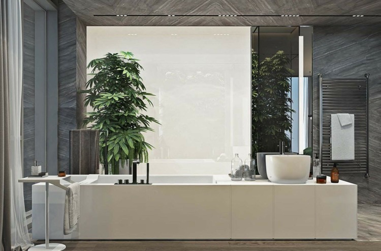 grå-möbler-elegant-design-jord-toner-växter-dekoration-inredning-dekoration