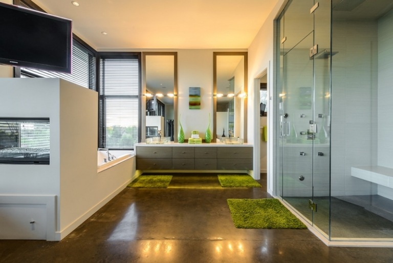 Gröna golvplattor-badrum-design-idéer