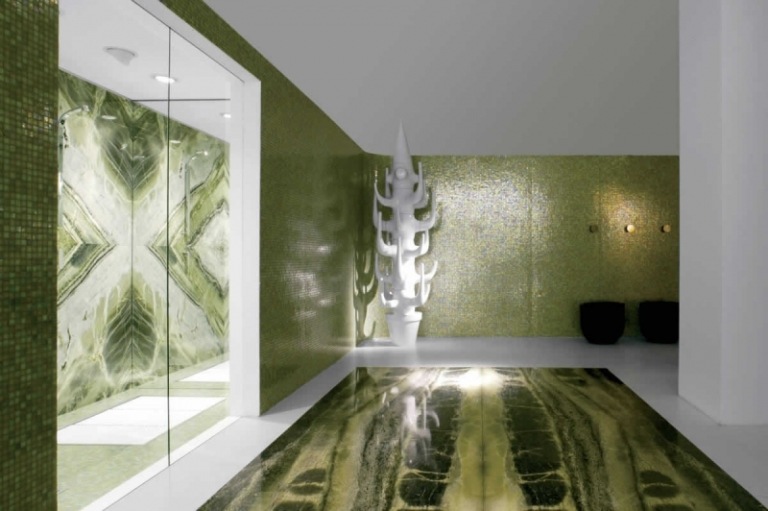 Gröna golvplattor badrum-design-modern-snygg