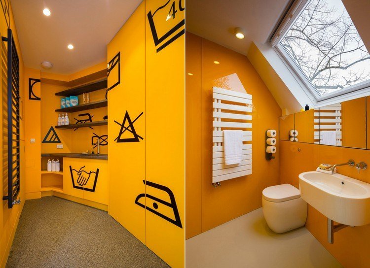 badrum-takfönster-apelsiner-interiör-väggdekaler-kreativa