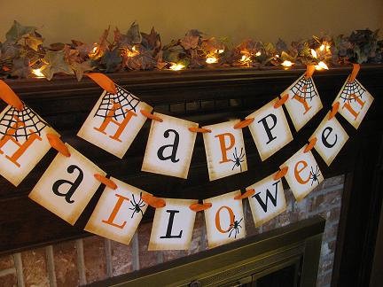 Läskiga-Halloween-dekorationer-Happy-Halloween-Banners
