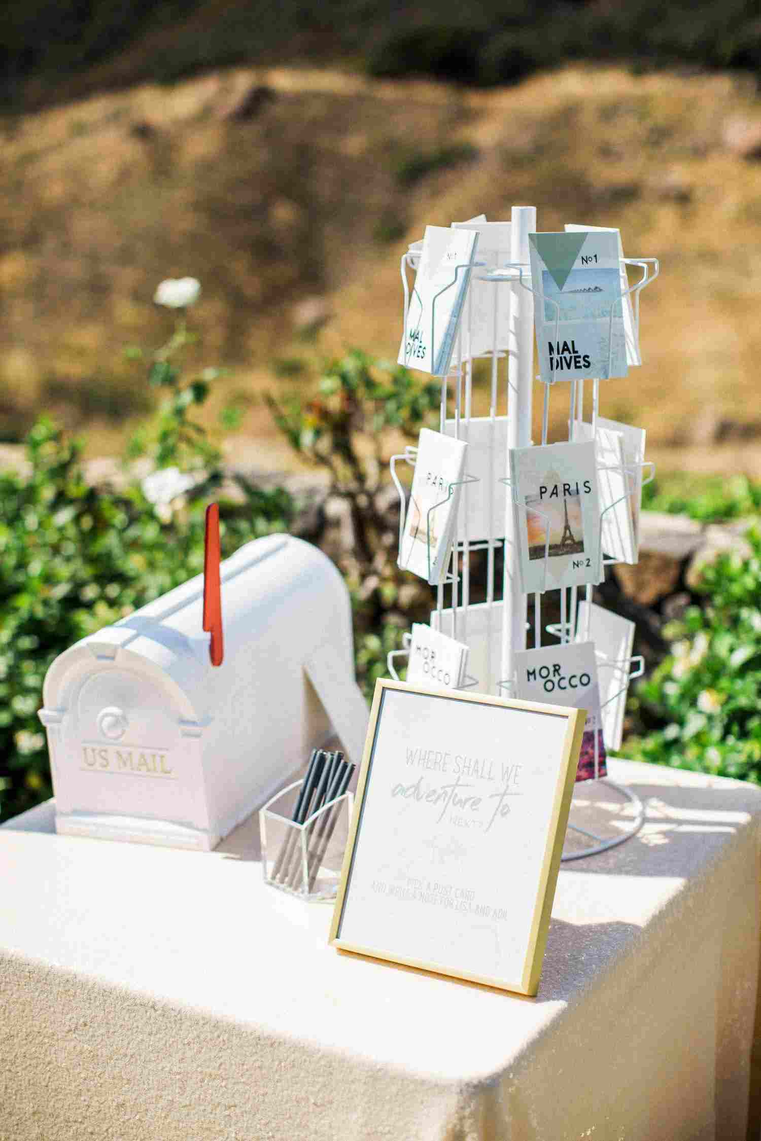Gästbok bröllop alternativa vykort världsresor önskelista skriva