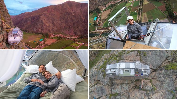 Sov gott -kapsel-konstruktion-aluminium-berg-peru-extrem