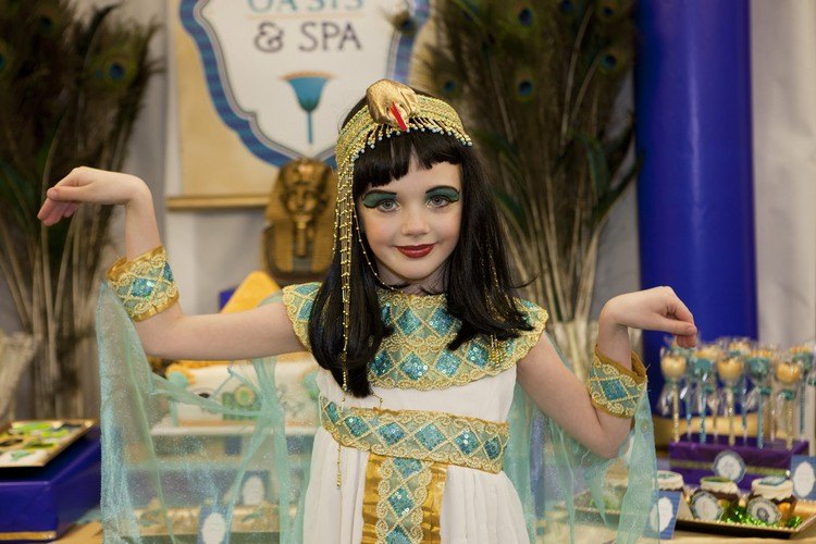 egyptisk dräkt cleopatra tjejkostymfest