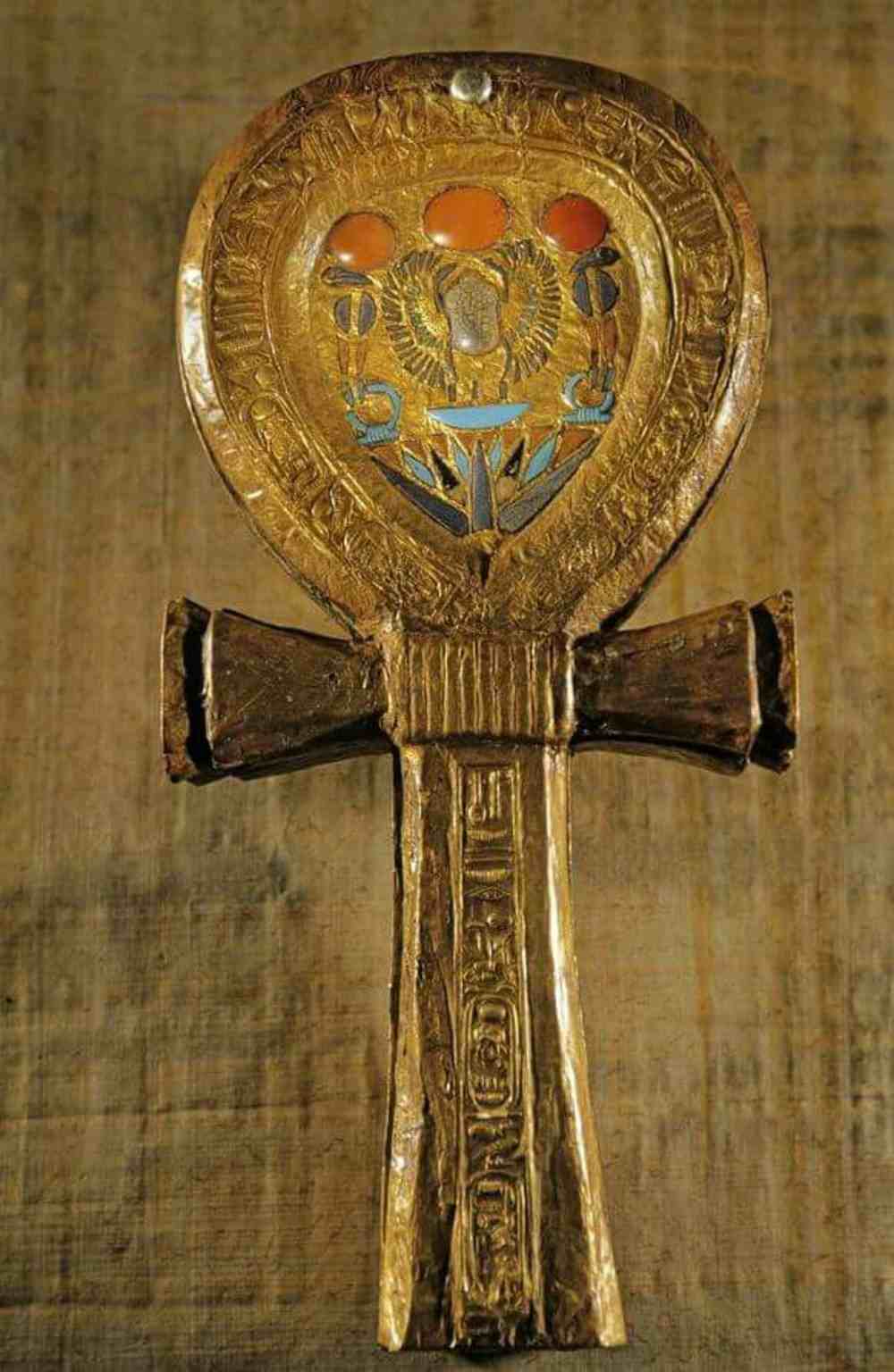 ankh antika korset som en egyptisk symbol för kärlek och tro på kristendomen