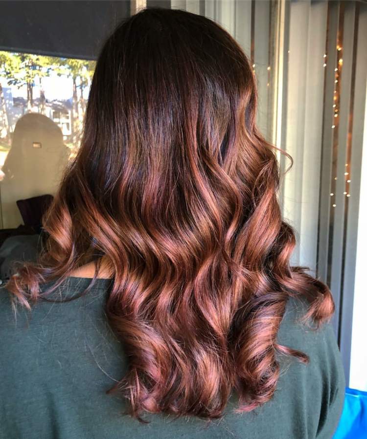 Rose Brown Hair Color Dark Balayage Hair Coloring Tips Hair Trends