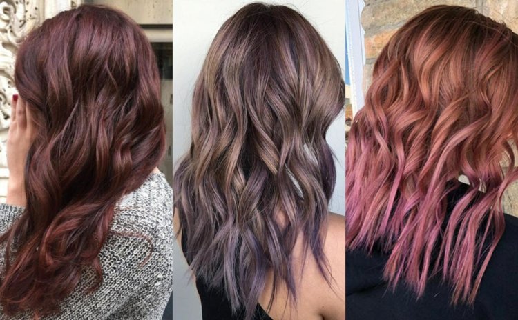 Rose Brown Hair Color Ombre Hair Coloring Instructions Frisyrer Brunetter