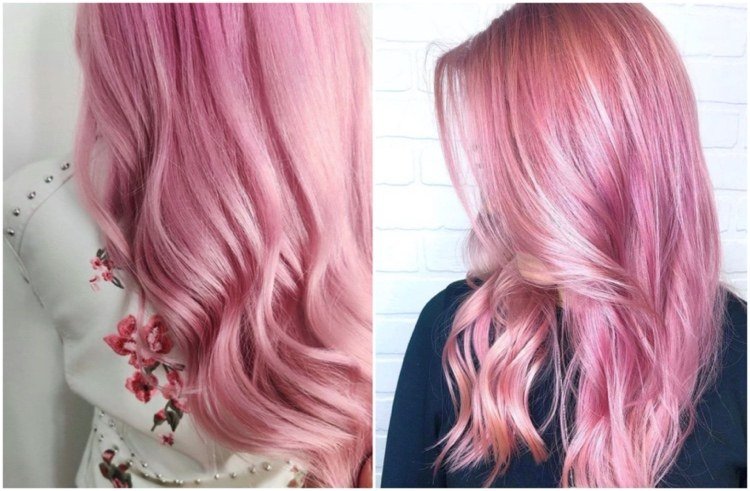 Bubblegum rosa hår
