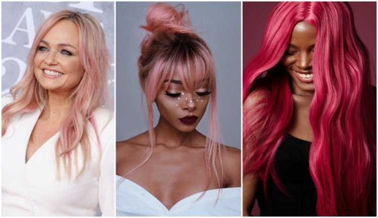 Färga håret rosa - vilken nyans av rosa för vilken typ?