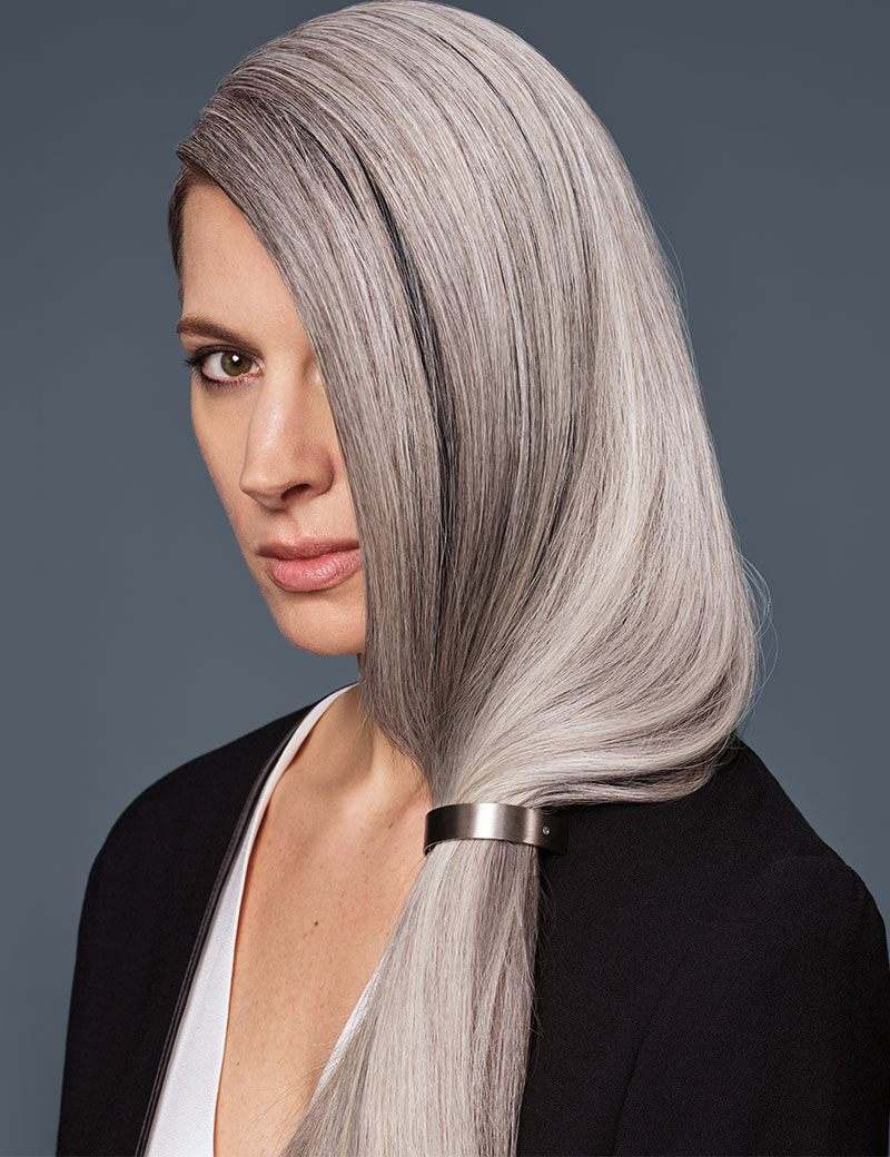 Färgar håret silver hemma utan blekning Hårvård Hårbehandling