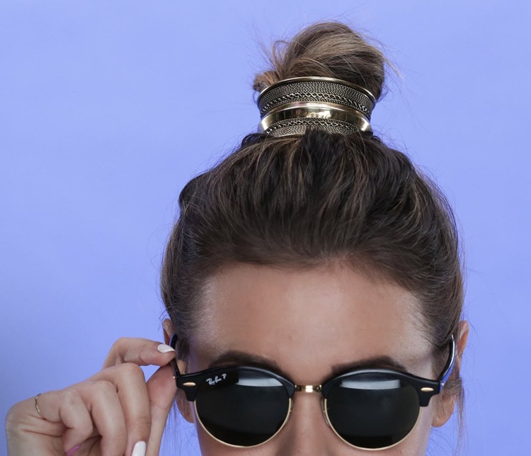 Duttring metall sommar trend updo