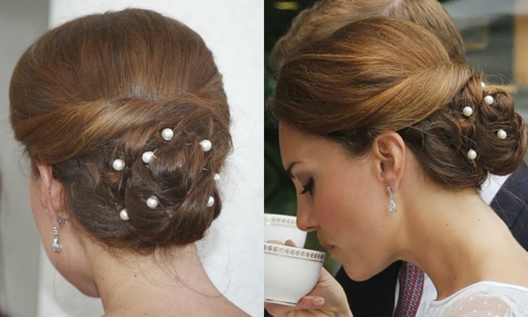 Hårtillbehör Trender Pearl Pins Kate Midleton Bun