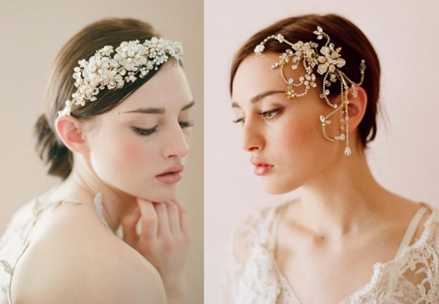 Glänsande-barrettes-hair-highlights-accessories-bridal frisyrer-idéer