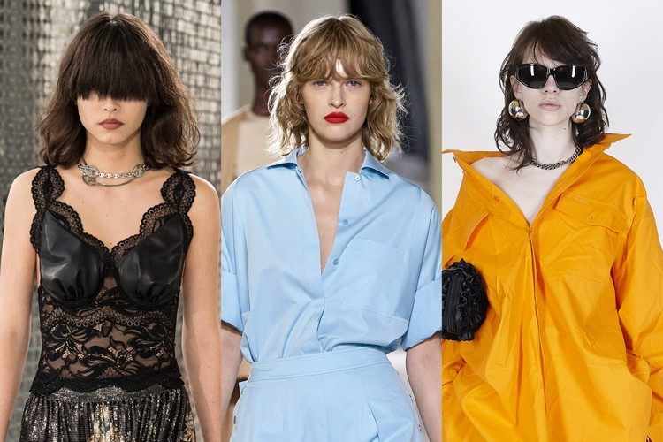 Hair Trends 2021 Bangs frisyrer för kort hår Bob Haircut Trend