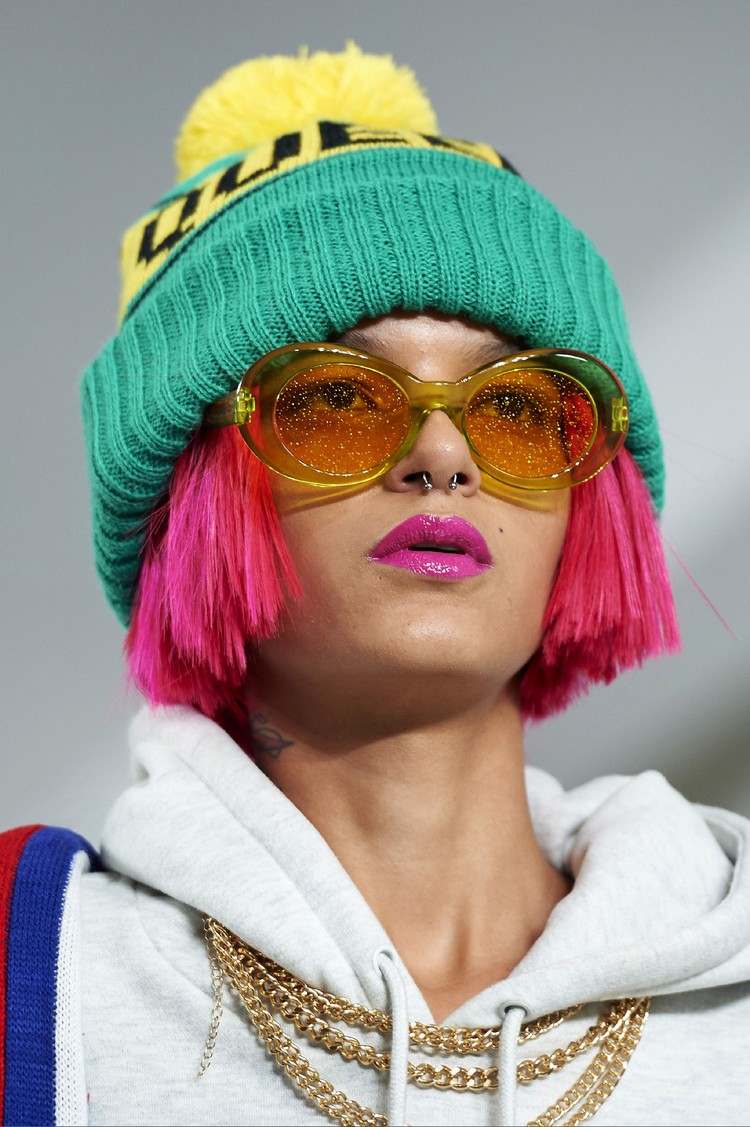 Neon hårfärgstrender bob frisyr hårtrender hösten 2020