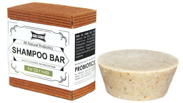 Goli Soda Shampoo Bar rasvaisille hiuksille