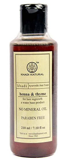 Khadi Organique Henna Thyme Hair Tonic