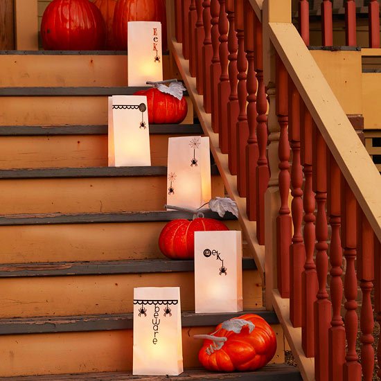 Trappdesign för Halloween dekorera lyktapumpor