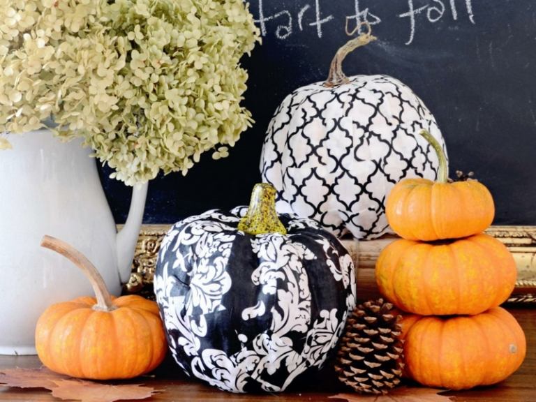 halloween dekoration tapet limning pumpa design tallkottar blackboard