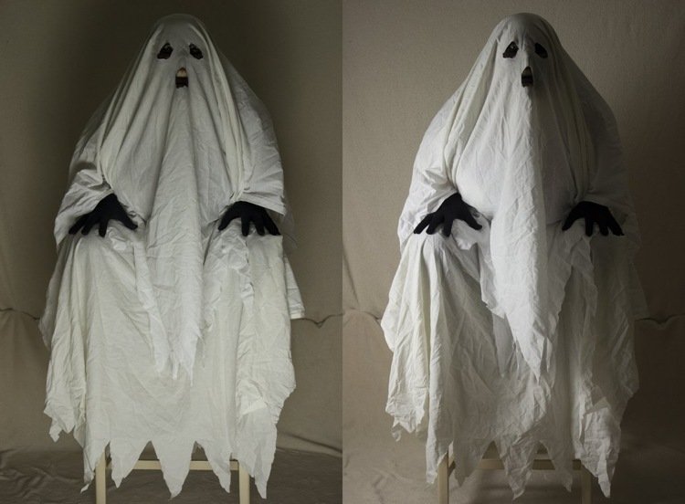 Gör-det-själv Halloween-kostymer-spöke-spök-läskiga-svarta-handskar